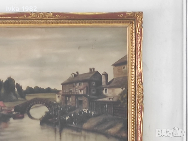 Голяма картина с масивна рамка , снимка 2 - Картини - 51959199