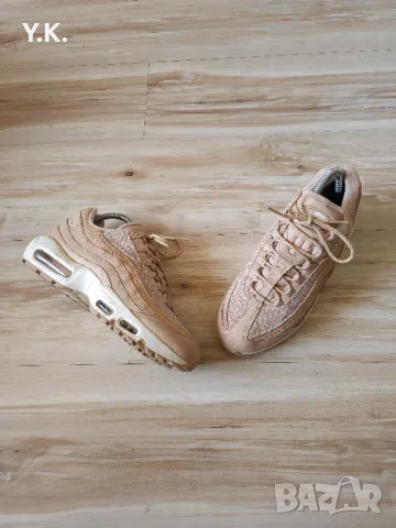 Оригинални дамски маратонки Nike Air Max 95 Bio Beige Women, снимка 5 - Маратонки - 47105389