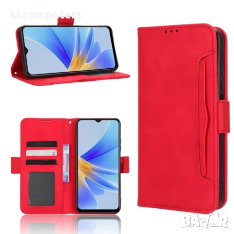 OPPO A17 Magnetic Wallet Калъф и Протектор, снимка 2 - Калъфи, кейсове - 50784087