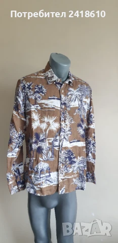 ETRO Milano Len  Made in Italy Mens Size L  ОРИГИНАЛ! Мъжка Ленена Риза., снимка 2 - Ризи - 50497711