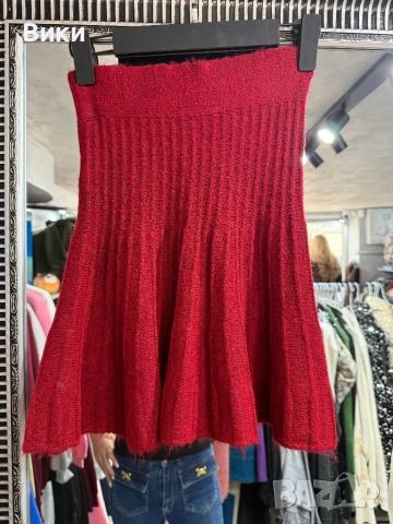 Пола от плетиво в размер S, снимка 5 - Поли - 52926880