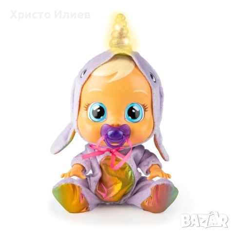 Плачеща кукла CRY BABIES Fantasy Special Edition Narvie със светещ рог, снимка 4 - Кукли - 45173938