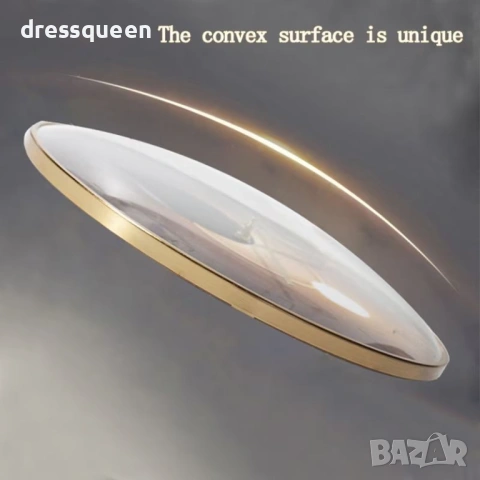 4445 Стенен часовник с елегантна златна рамка – Тих механизъм за светъл и модерен интериор, снимка 3 - Стенни часовници - 54069092