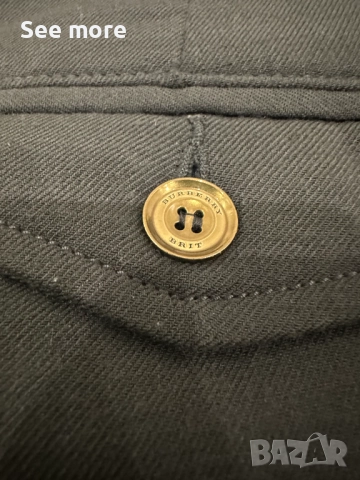 BURBERRY Brit панталон вълна IT 38, снимка 6 - Панталони - 52923747