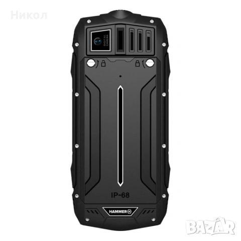Мобилен телефон MyPhone - Hammer Rock, 2.4'', 32MB/32MB, черен, снимка 6 - Други - 53037846