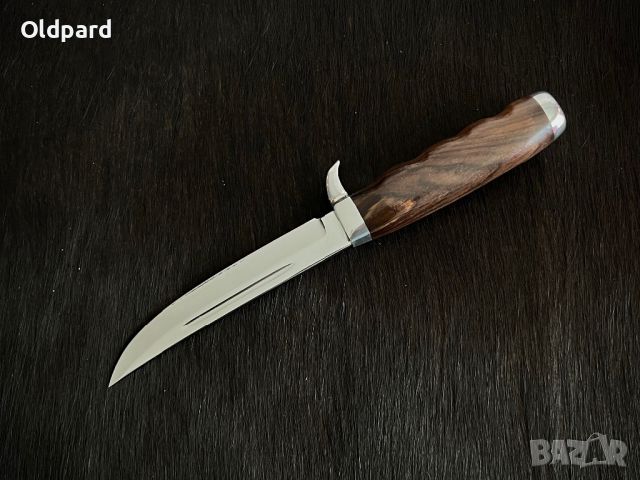 Рядък античен ловен нож ( Rich.Abr.Herder Solingen) в напълно ново състояние. (Rehw105), снимка 1 - Ножове - 45354731