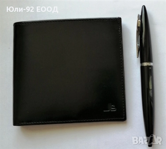 Луксозен комплект портфейл и химикал JEAN-LOUIS SCHERRER – оригинал, снимка 2 - Портфейли, портмонета - 51645859