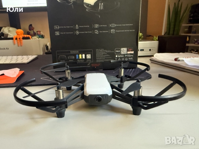 Дрон DJI Tello, ДиДжиАй Телло, снимка 5 - Дронове и аксесоари - 51755343