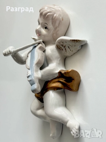 Винтидж порцеланова фигурка за окачване на стена, снимка 3 - Декорация за дома - 51677394