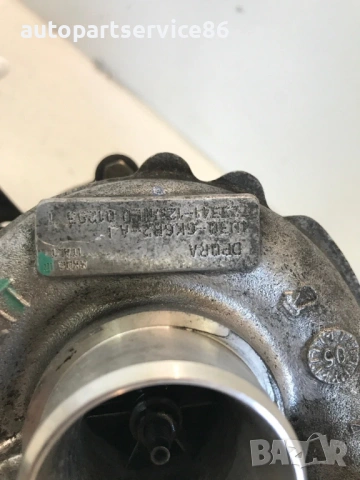 Десен турбокомпресор, страна за Peugeot 607 2.7 HDI (2007) 6NW008412, 4U3Q6K682AJ