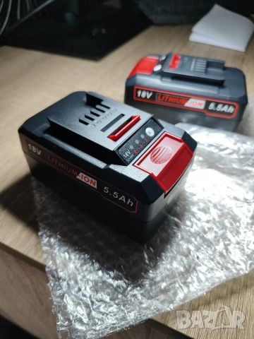 ПРОМО ! 2 бр Einhell Комплект 18 V 5.5 Ah акумулаторни батерии !, снимка 12 - Градинска техника - 53455840