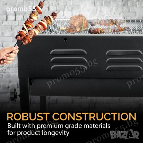 Преносимо Барбекю на Дървени Въглища за Двор, Градина, Пикник, снимка 8 - Барбекюта - 53882837
