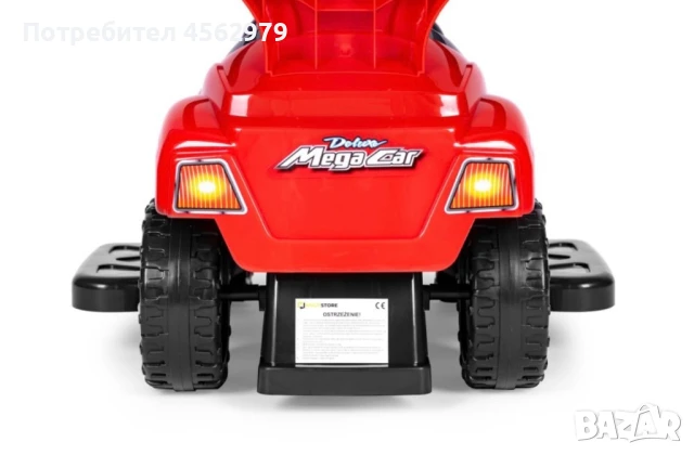 Количка за возене, проходилка, буталка 3 в 1 луксозен клаксон - червен, снимка 9 - Детски велосипеди, триколки и коли - 51348586