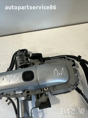 Външна дръжка предна лява врата сив/сребрист цвят за Volvo C70 Convertible (2008), снимка 3 - Части - 54125943