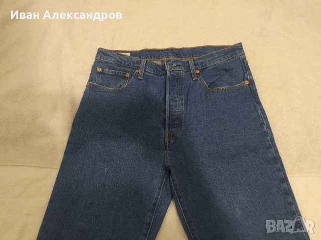 Мъжки дънки Levi's 33/28 като нови, снимка 5 - Дънки - 52324544