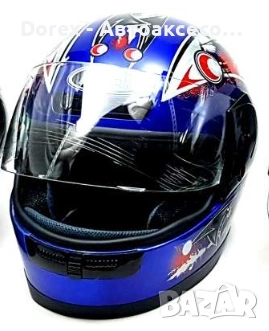 Каска с визьор за мотор, скутер, ATV - различни цветове - 5162, снимка 4 - Аксесоари и консумативи - 54139736