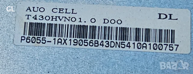 Arielle 43 DN5ND/ TP.MS3663S.PB801/T430HVN01, снимка 5 - Части и Платки - 50601895