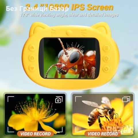 Нов Образователен микроскоп за деца 1000X с фото и видео функции Играчка, снимка 3 - Образователни игри - 51906001