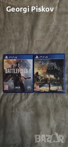 Assassin's Creed Origins и Battlefield 1 за PS4
