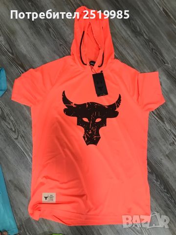 Тениски с качулка Under Armour - The Rock, снимка 6 - Тениски - 46793001