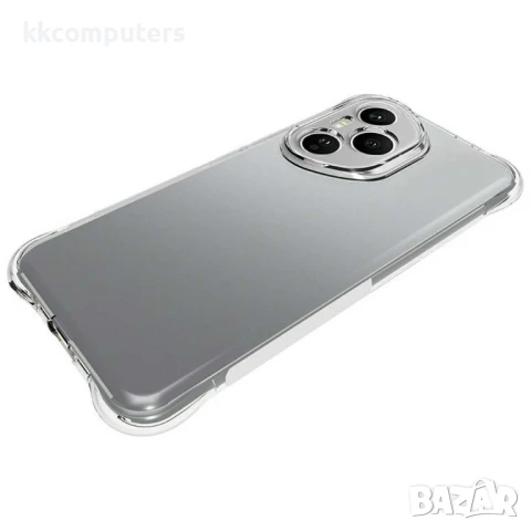 Honor 400 Pro 5G Прозрачен TPU Калъф с Усилени Ъгли и Скрийн Протектор, снимка 4 - Калъфи, кейсове - 50513728