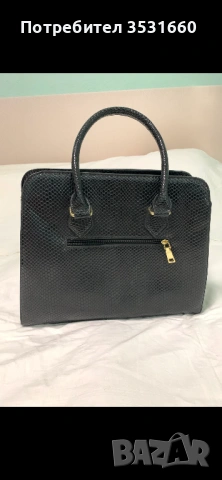 Стилна дамска чанта ( тип куфарче), снимка 2 - Чанти - 53648591