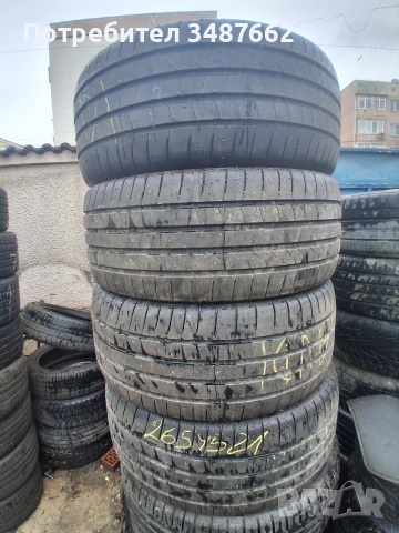 265 45 21 BRIDGESTONE 4броя летни дот 2022г 