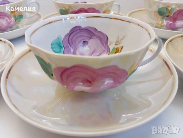 Руски порцелан , снимка 2 - Чаши - 50906272