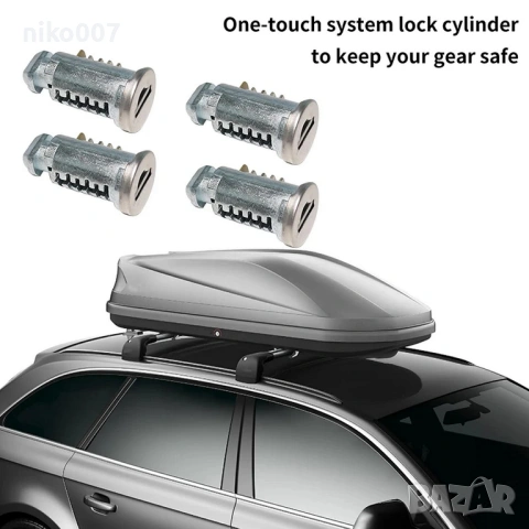 Чисто нови-Ключалки-патрони за thule греди,багажник,автобокс,ски багажник, снимка 3 - Аксесоари и консумативи - 53368848