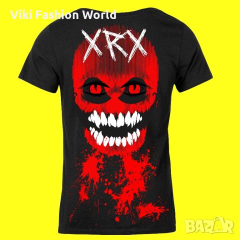 мъжки тениски XrX , черна хорър тениска 