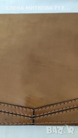 Елегантна чанта от мека лицева естествена кожа в кафяв цвят, снимка 5 - Чанти - 51638848
