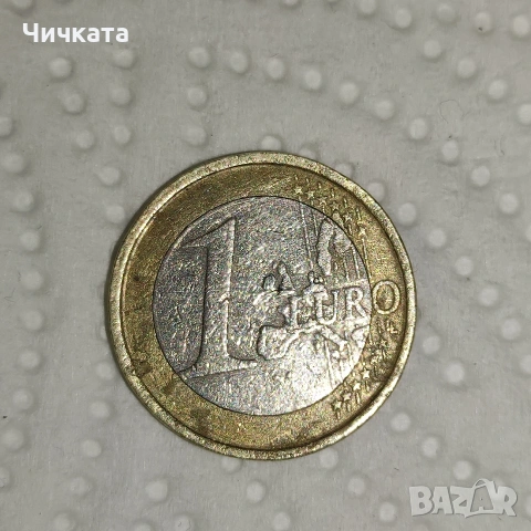 Монета от номинал 1 евро , Португалия 2002, снимка 2 - Нумизматика и бонистика - 53011291