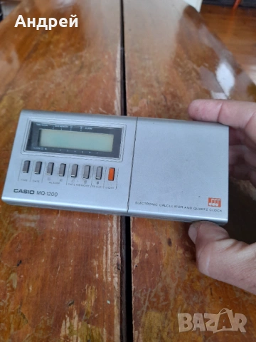 Стар калкулатор,настолен часовник Casio MQ-1200, снимка 2 - Други ценни предмети - 54083369