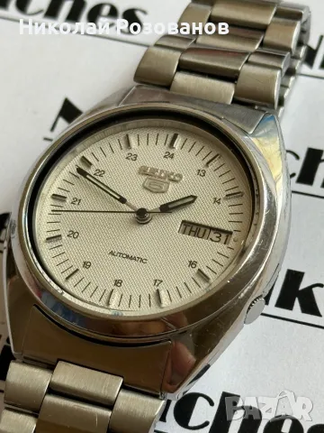 Seiko 5 Automatic 21J, снимка 2 - Мъжки - 47786469