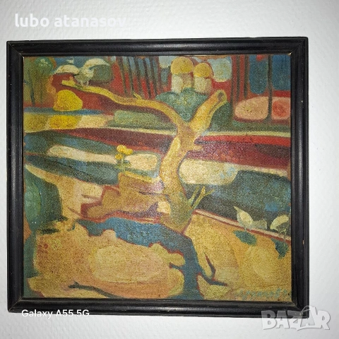 стари колекционни картини .масло картон ., снимка 2 - Колекции - 53693301