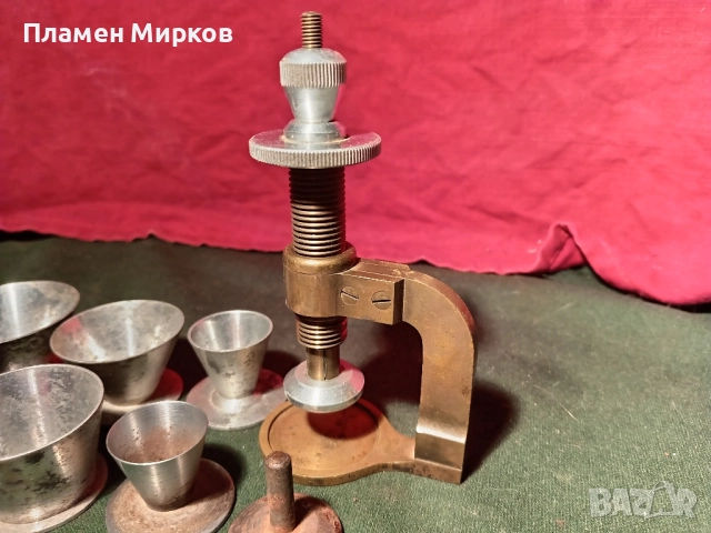 Антикварен часовникарски комплет, снимка 5 - Антикварни и старинни предмети - 52111328