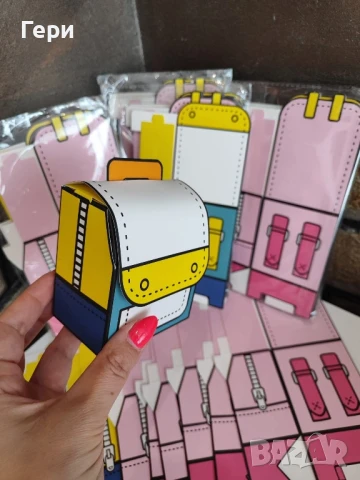 заготовка за кутийка Моливче / подаръци за ученици, снимка 13 - Други игри - 46684111