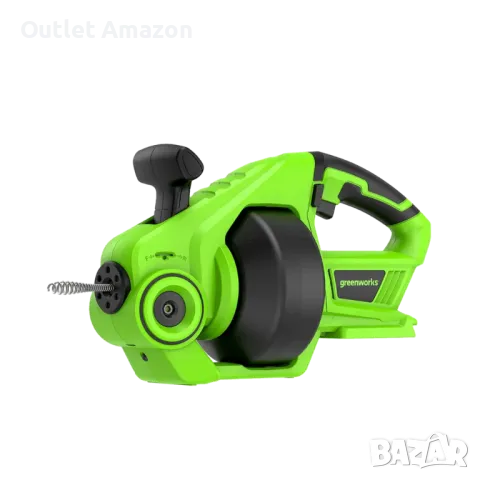 Уред за почистване на канали с 24V батерия Greenworks G24DA