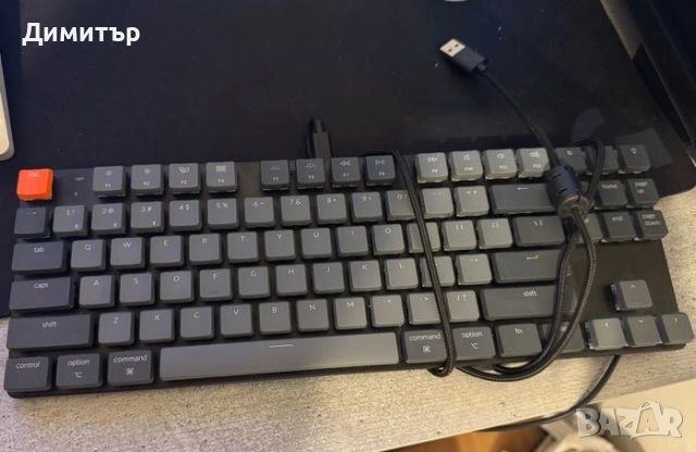 Здравейте продавам мишка Logitech g502 hero, с клавиатура keychron