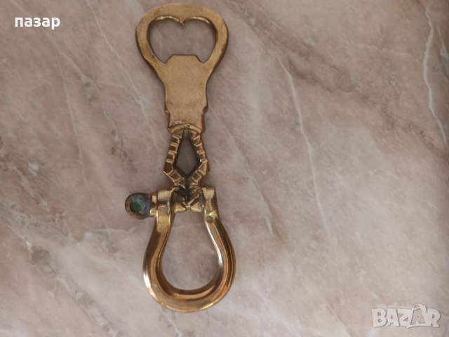 Бронзова морска отварачка за колекция, снимка 4 - Антикварни и старинни предмети - 52184195