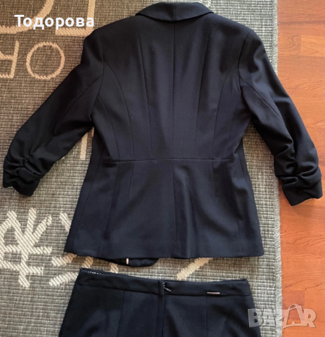 Тъмносин костюм сако и пола Orsay, снимка 12 - Костюми - 54091343
