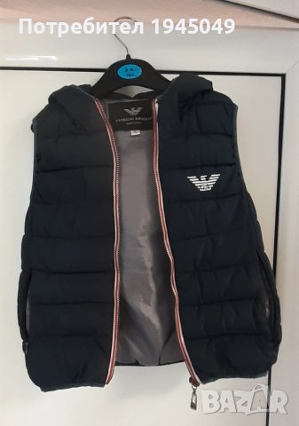 детски зимен елек (реплика на Армани) - 6 год., снимка 2 - Детски якета и елеци - 50839846