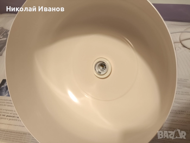 Полилей E27 крем/дъб Ф35 eglo obregon, снимка 5 - Полилеи - 52913387