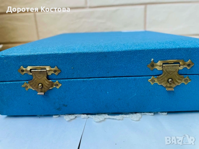 Красиви малки месингови чаши от Англия в кутия, 6 бр металорезба, снимка 8 - Антикварни и старинни предмети - 53867976