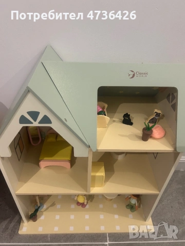 Дървена къщичка за 3-4г, снимка 3 - Образователни игри - 53932866