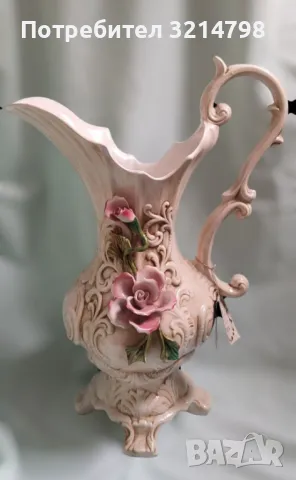 Capodimonte Каподимонте ваза, снимка 1 - Вази - 47008567