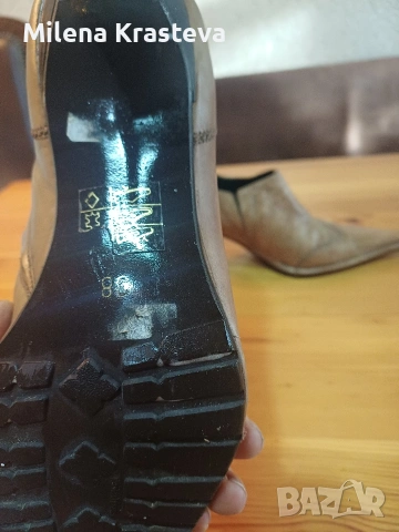Franko Fortini естествена кожа, снимка 6 - Дамски обувки на ток - 53588290