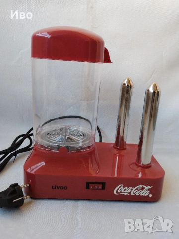 Уред за хотдог Livoo DOC238RC, 340 W Coca Cola, снимка 2 - Други - 53817528