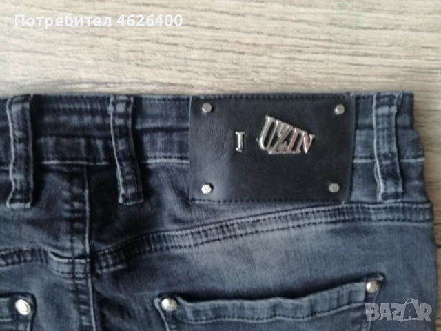 Продавам черни оригинални дънки-LUIZIN, снимка 6 - Дънки - 52099497