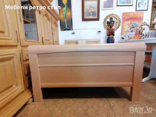 Масивно легло внос от Германия, с размери 120/200 см в комплект с подматрачна рамка и матрак., снимка 4 - Спални и легла - 52175666